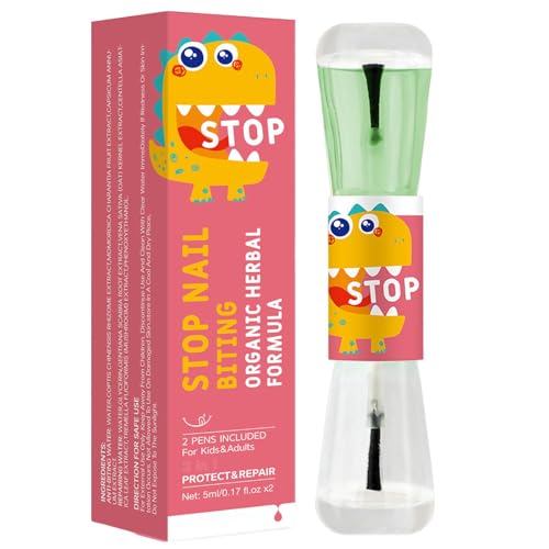 Anti-Nägelkauen-Nagellack – Verhindert Nägelkauen Und Daumenlutschen Bei Kindern Und Erwachsenen – Stop Nail Repair Nagellack Zur Vorbeugung Von Nägelkauen, 10 Ml