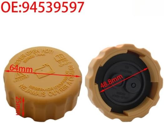 96420303 For GM Radiator Coolant Recovery Tank Cap, 94539597 17 PSI, Surge Tank Cap