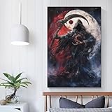 【MATÉRIAU DE HAUTE QUALITÉ】 Nos peintures murales sont faites de toile de haute qualité, imperméable, résistante aux UV et à la décoloration en intérieur. Les motifs imprimés sont haute définition, colorés et réalistes.