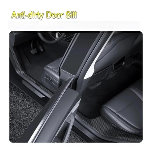 Protector antideslizante de entrada para Tesla Model Y Juniper 2025 2026 4