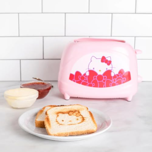 Tostadora Hello Kitty Uncanny Brands con capacidad para dos rebanadas 3