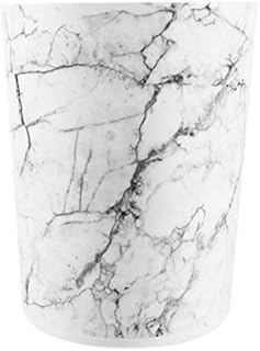 Wastecan, Marble White 5 Gallon