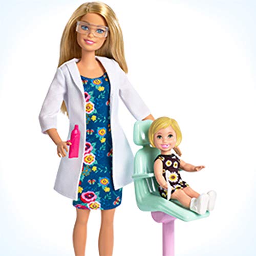 Boneca Barbie Profissões - Dentista e Playset - Cabelo Loiro FXP16 - Mattel
