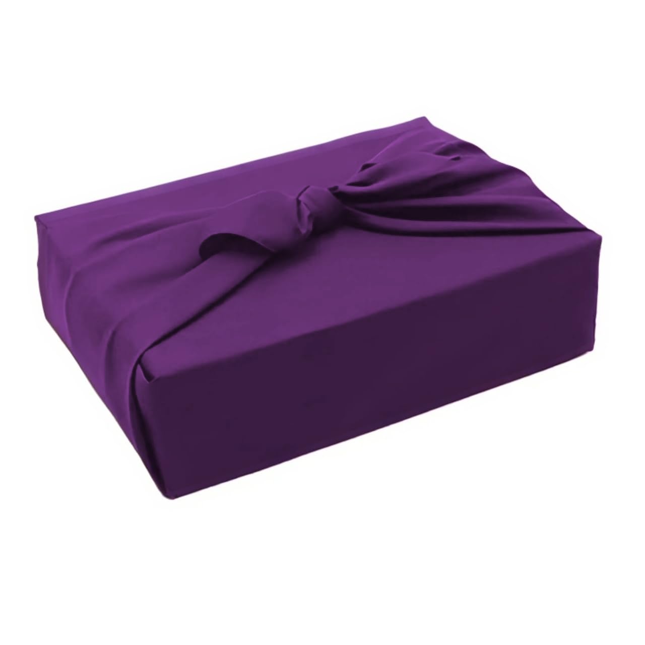 Furoshiki Large Plain Furoshiki 90cm Simple Stylish 24-width furoshiki Ceremonial Wedding Gift One-liter Bottle Eco Bag Practice Bag Temple Shrine Formal Casual Year-round Use for Women Men (Purple