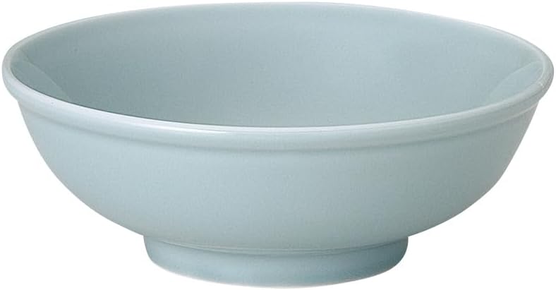 KOYO 50280032 Koyo Pottery, Blue Color, 7.0 Tamaru Bowl, Celadon, Mino Ware, Dishwasher Safe, Made in Japan