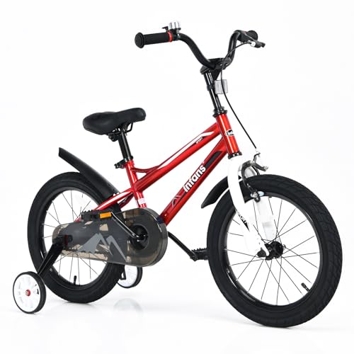 INFANS Kids Bike 14 16 Inch with 95% Assembled...