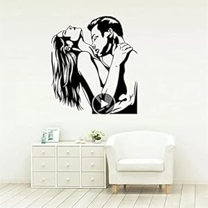 Rjjrr Liefdekoppel liefde romantiek kunst slaapkamer muurstickers voor slaapkamer woondecoratie man vrouw omhelzing…