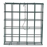 ibasenice 2stücke Teiliges Quadratisches Vogelfutterhaus Aus Langlebigem Eisen Praktisches Futter Spielzeug Für Vögel Dekorative Vogelausstattung Für Garten Und Balkon