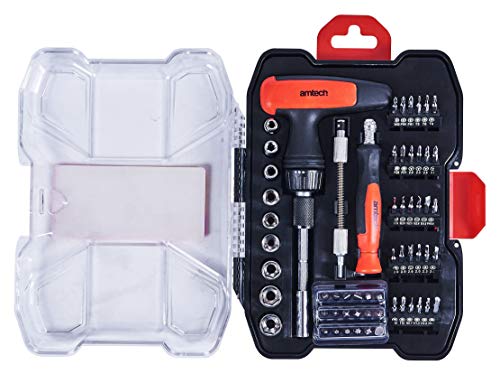 Am-Tech L1990 61pc SCHRAUBENDREHER BIT & SOCKET SET