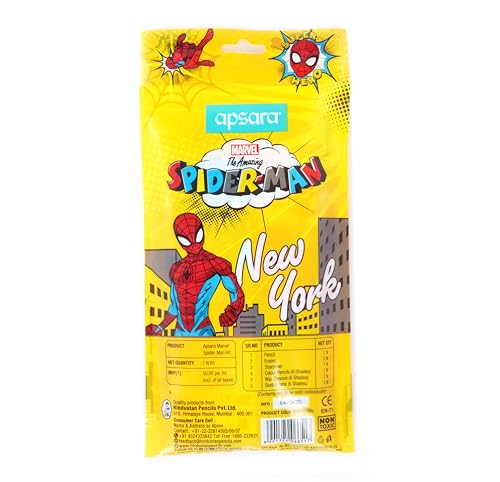 Image of Apsara Marvel Spiderman Kit | Marvel Spider-Man | Smart Kit for Your Creative Need & Fun Learning | Ideal Gift Items for Kids | Pack of 1 Kits