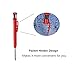 SagaSave 8 Pack Mechanical Carpenter Pencils Set 2-in-1 Multifunctional Deep Hole Marker Tool, 36 Refills for for Woodworking Architect (Set B)