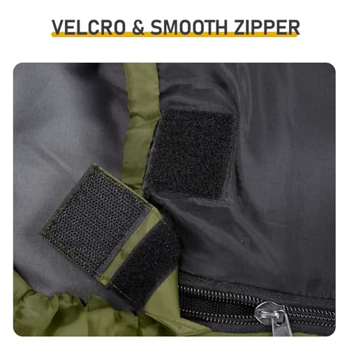 Sleeping Bags for Adults, Backpacking Camping Sleeping Bag, Cold Weather & Warm, Lightweight Compact Camping Sleeping Bag for Girls Boys Mens miniatura 4