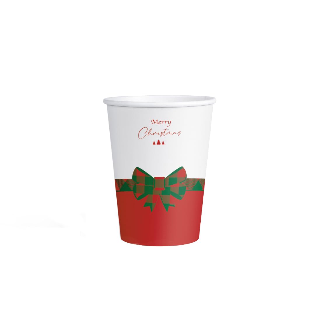 LULU'Christmas Paper Cup 75ml - Scottish Bow Print