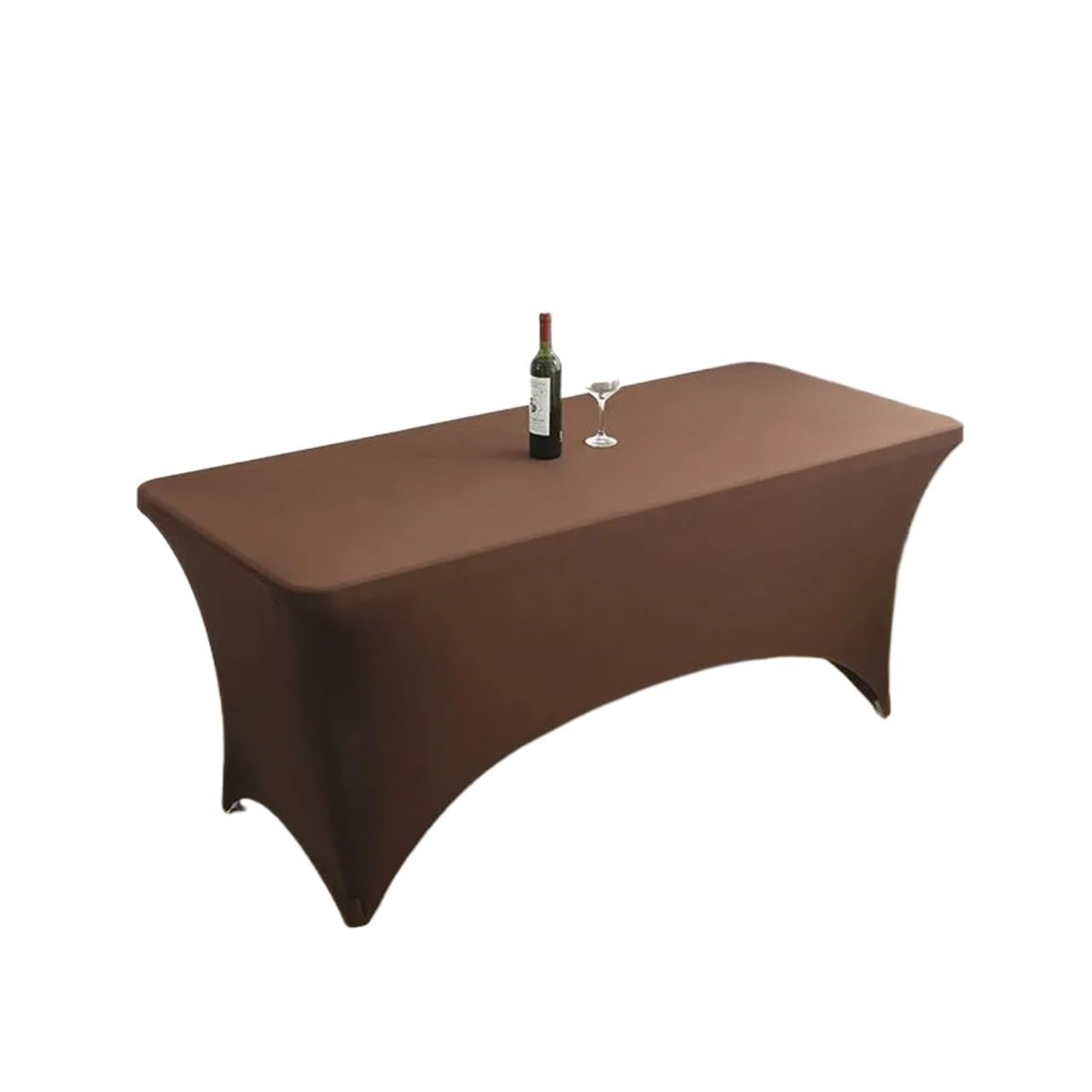 GCYEIDMA Elastic Beer Table Cover Elastic Hollow out Thiened Tablecloth for Meeting And Wedding Banquet Rectangular Bar Counter Cover(Color 7,5ft (152 * 76 * 76cm) 0.5kg)