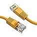 Cable Central LLC Cat5e Yellow Copper Ethernet Patch Cable, Snagless/Molded Boot, POE Compliant, 10 Feet