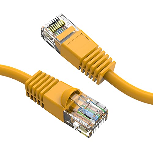 Cable Ethernet Cat 6 UTP Amarillo 20 ft Pack 100