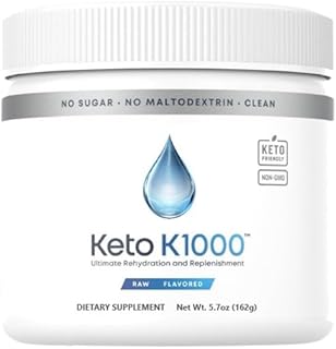 M B KetoK 1000 ElectrolytePowder | HydrationSupplement Drink Mix | Boost Energy | No Sugar, Stevia, Maltodextrin | 30 Servings
