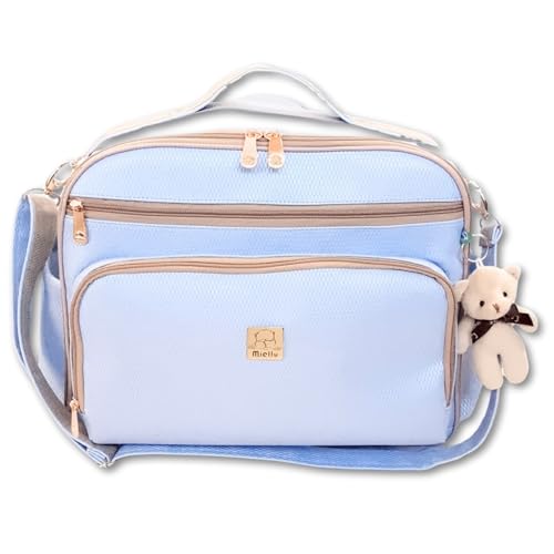 Bolsa Mala Maternidade Grande Bebe Enxoval Menino Menina - Linha Austin (Azul)