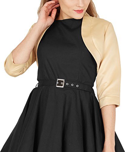 BlackButterfly Satin Bolero Shrug - Half Sleeve4