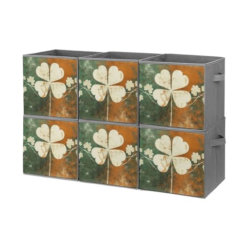 Boîtes de rangement pliables à motif de feuilles design et pratiques - 2