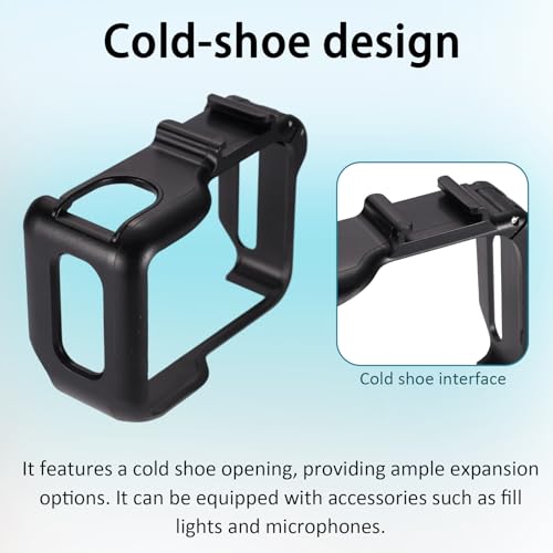 Marco protector para cámara Insta360 GO Ultra negro miniatura 6