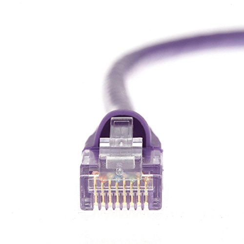 Cable Ethernet Cat6 UTP 0.5 FT Púrpura 100 Unidades miniatura 7