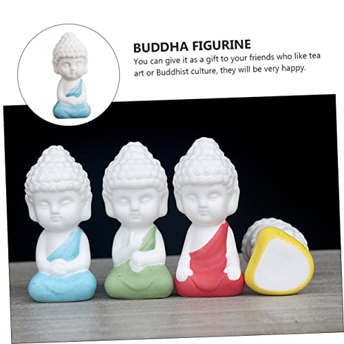 Petit moine Bouddha décoratif idéal contre le stress à la maison - 3