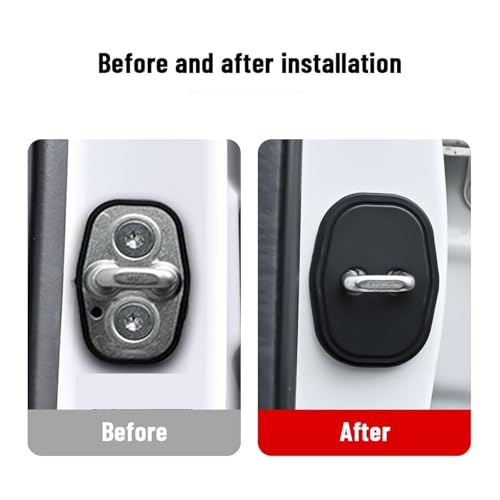 Housse protection pour serrure porte voiture E-2008 loquets auto