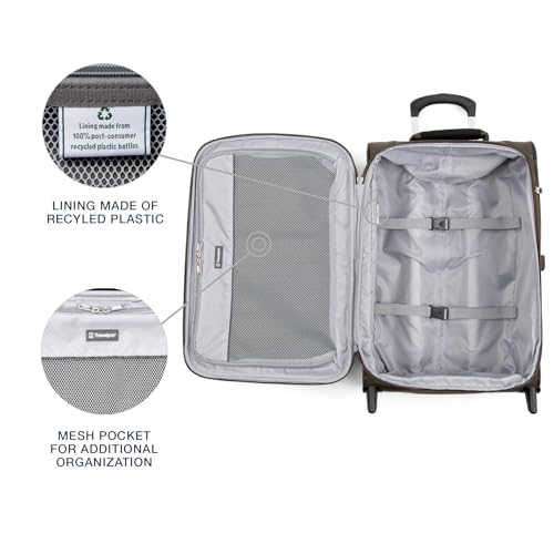 Image of Travelpro Maxlite 5 Softside Expandable Upright 2 Wheel Carry-on Luggage, Lightweight, 21-Inch - Mocha