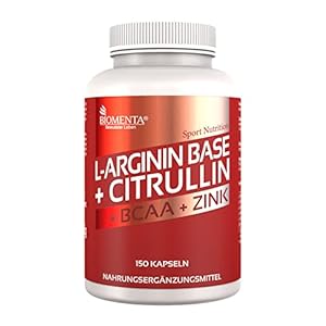 Biomenta L-Arginin + Citrullin 150 Kapseln
