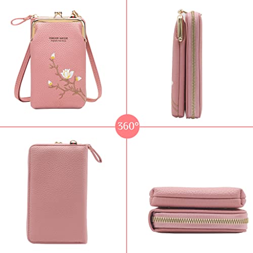 PALAY® Women Crossbody Phone Bags for Mobile Cell Phone Holder Pocket Wallet PU Leather Sling Wallet for Women Girls Ladies Mini Shoulder Bags with Credit Card Purse 3 41bMe7oZrnL. SL500