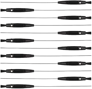 12 Packs Multifunctional Hearing Aid Cleaning Kits with Brush and Wire Cleaner for Sound Tubes, Hearing Aid Cleaning Brush with Magnet for Universal Cleaning