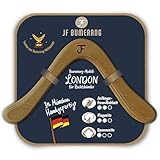 Bumerang London | Anfänger & Teenager | Boomerang ab 10 J. | Premium Holz mit...
