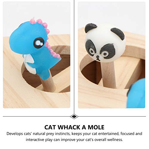 Balacoo Brinquedo Interativo para Gatos de Gato Caixa de Caça Whack a Mole Game Cat Punch para Gatos