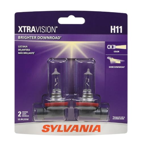 SYLVANIA H11 XtraVision Halogen Headlight Bulbs — 2-Pack