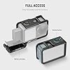 NEEWER Cage and Side Handle Accessories Kit Compatible with DJI Osmo Action 5 Pro / 4/3 Camera, Protective Metal Video Rig Magnetic Adapter Mount Cold Shoe Shutter Extender Bar, Black, AC014+AC034 #2