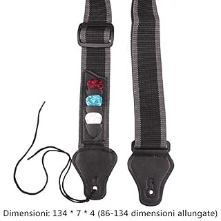 Sangle de Guitare, Extrémité en Cuir, Sangle de Guitare Réglable, Convient aux Guitares électriques, Acoustiques et… - Les Beatles, Paul McCartney, John Lennon, RIngo Starr, George Harrison Sangle de Guitare, Extrémité en Cuir, Sangle de Guitare Réglable, Convient aux Guitares électriques, Acoustiques et… – Image 3