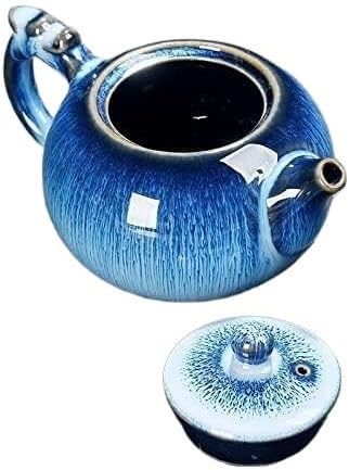 Teapots, ceramic teapots, Exquisite Star glaze teapot 250ml Ceramic Kung Fu Tea pot tea kettle teaset porcelain teapot traditional Teaware (Color : A)