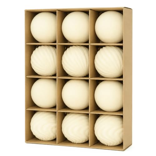Image of 3.15In Velvet Ornaments for Christmas Tree,12Pcs Christmas Ornaments Set