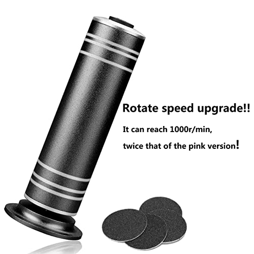 Krofaue KR8970 Upgrade Electronic Foot File Grinder (Speed Adjustable) With 60Pcs Replacement Sandpaper Disk, Krofaue Electric Callus Remover Professional Pedicure Tool thumb #1