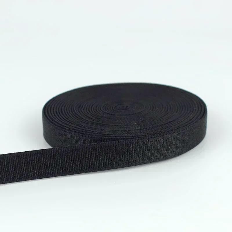 10/20/50 Meter 6–30 mm Nylon-Gummibänder für Unterwäsche, Schultergurt, BH-Gürtel, DIY-Kleidungsstück, Gummiband, Nähzubehör-Schwarz01-12 mm-50 Meter