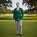 ADS Fashion Jackets Green Golf Coat for Men | Classic Lightweight Golf Blazer with Breathable Lining |Green Jacket Men Refined for Tournament