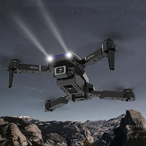 Drone With 1080P Dual Hd Camera - 2023 Upgradded Rc Quadcopter For Adults And Kids, Wifi Fpv Rc Drone For Beginners Live Video Hd Wide Angle Rc Aircraft, Trajectory Flight, Altitude Hold（Black） #TOP4