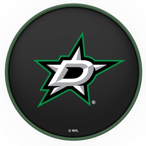 HBS L8B1 Dallas Stars 25" Swivel Counter Stool with Black Wrinkle Finish