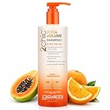 GIOVANNI 2chic Ultra-Volume Shampoo - Daily Volumizing Formula with Papaya & Tangerine Butter, Promotes Weightless Control for Fine Limp Thin Hair, No Parabens, Color Safe - 24 oz