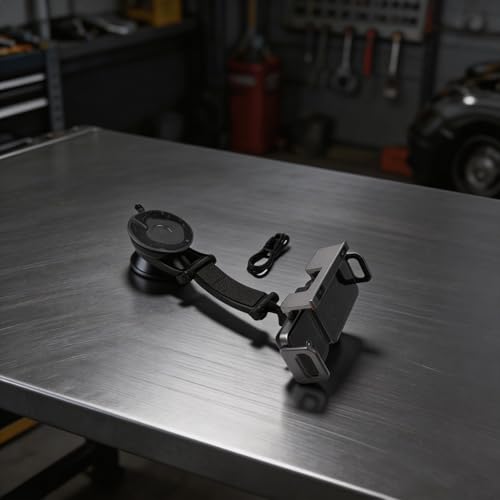 Soporte carga rápida salpicadero para Samsung Z Fold 7 y Flip 5 ideal para viajes largos 6