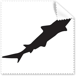 Streamline Shark Fierce Outline Cleaning Cloth Phone Screen Glasses Cleaner 5pcs