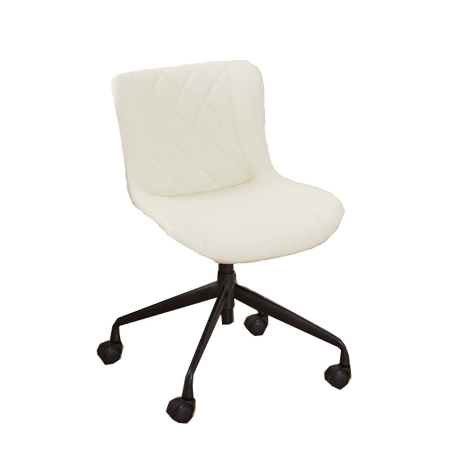 Chaise de jeu ergonomique pivotante en similicuir noir et bleu pour bureau