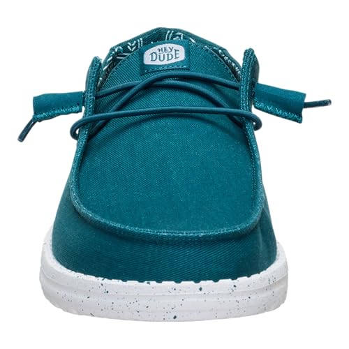 Image of HEYDUDE Women's Wendy Stretch Canvas Slip On Shoes | Easy On Loafer