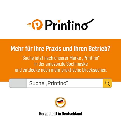 PRINTINO® | Privatrezepte blau für Ärzte und Heilpraktiker | 250 Blatt DIN A6 | Privatrezept Vordruck | Arzt Zubehör | blanko Rezept | ungeblockt | Vorlage für Arztempfehlung (Blau)